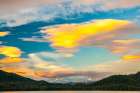 USA-Alaska-Tongass National Forest Sunset on Admiralty Island and clouds Art Print